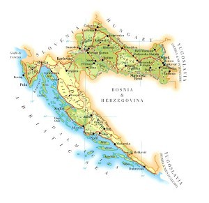 Map-Croatia